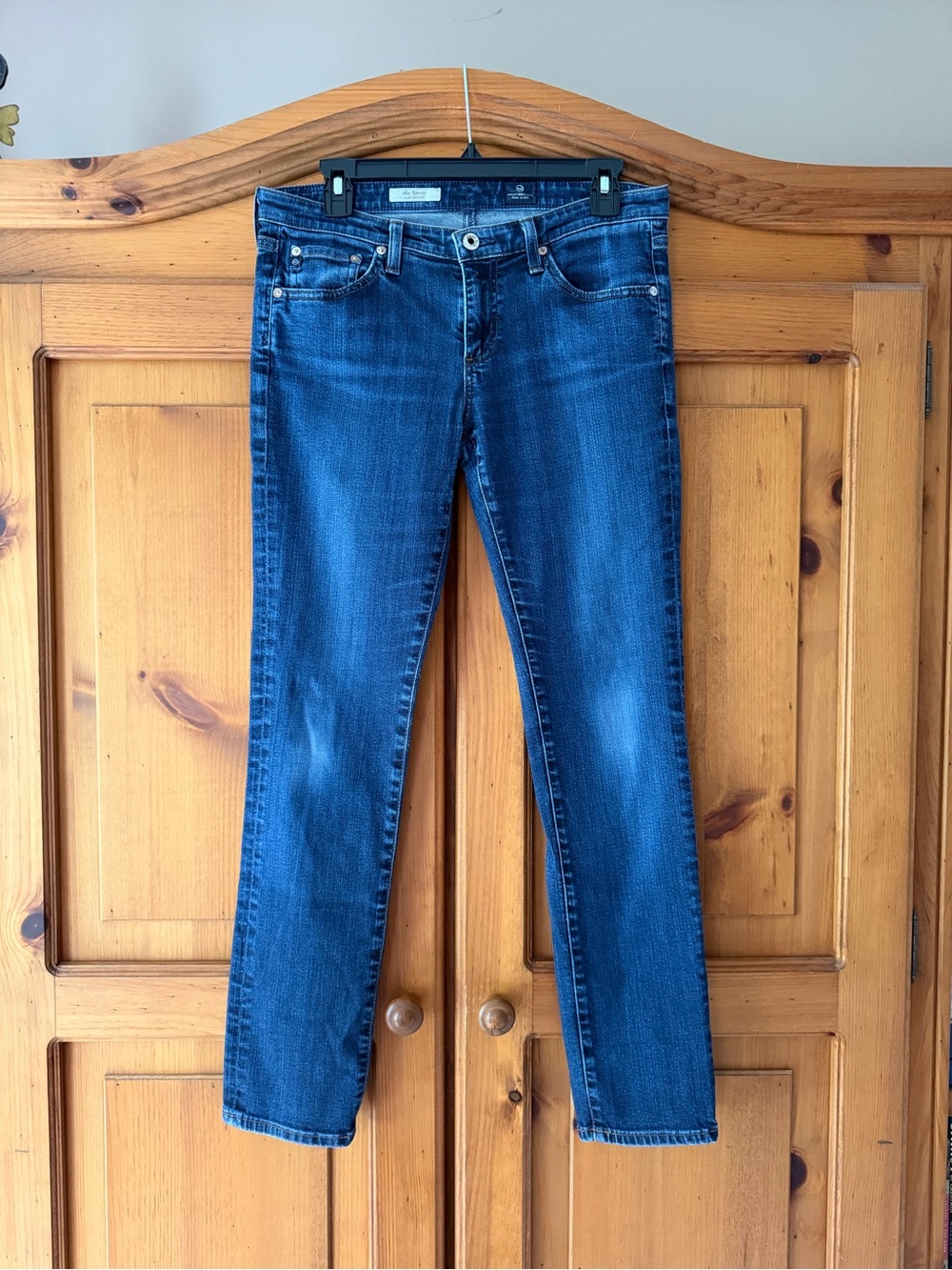 AG Adrian Goldschmied Dark Blue Women's Stevie Jeans - Slim Fit